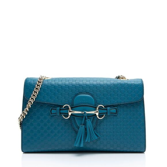 Gucci Microguccissima Leather Emily Medium Shoulder Bag - Picture 1 of 13